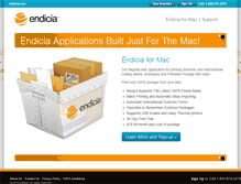 Tablet Screenshot of mac.endicia.com
